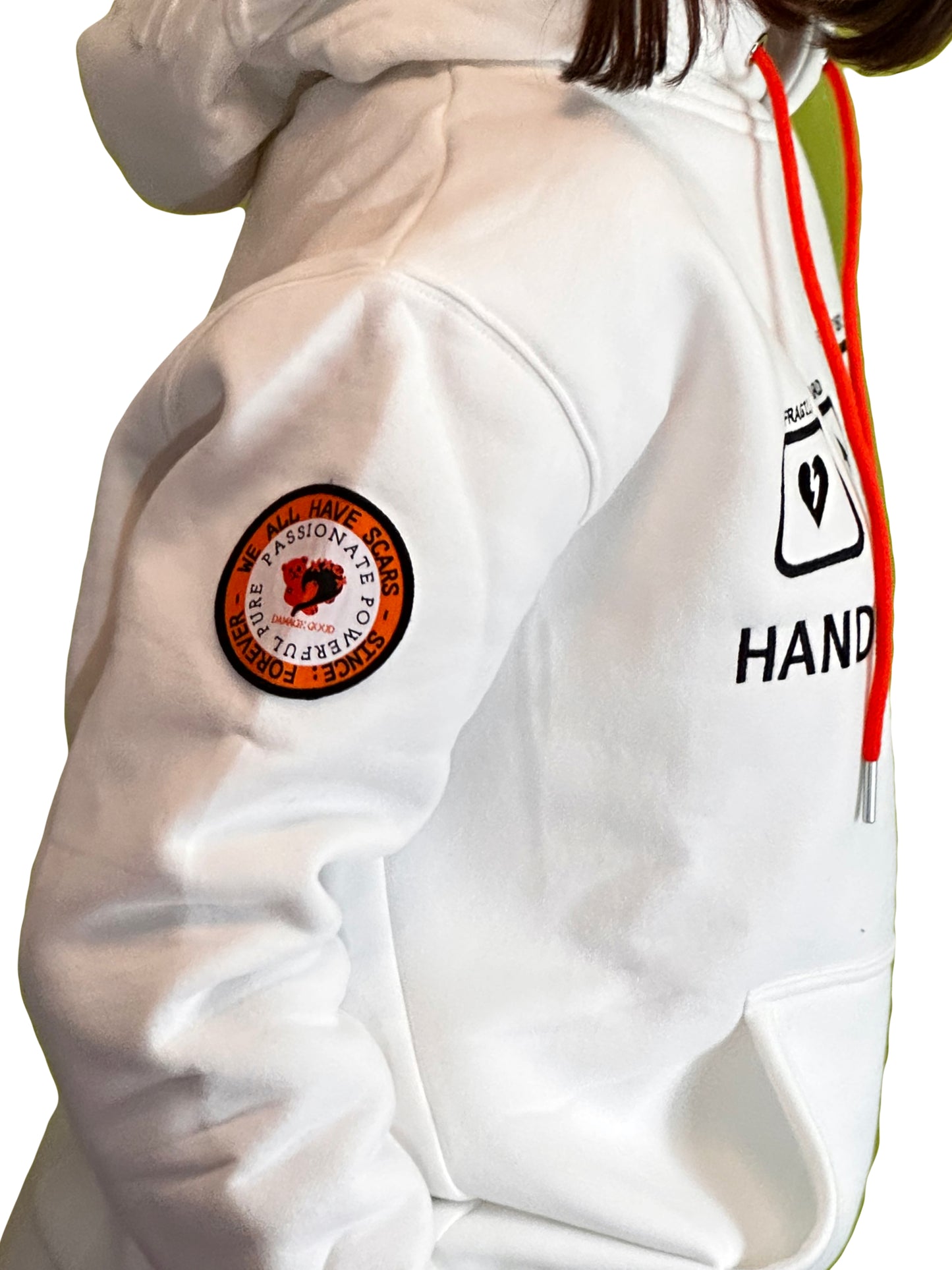 Off White Hoodie Handle With Care